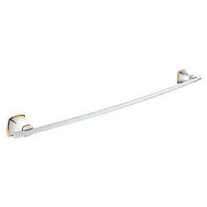 Grohe 40629IG0 Gandera Towel Rail 600mm - Chrome/Gold