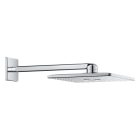 Grohe 26479000 Rainshower SmartActive 310 Cube Head Shower Set c/w Wall Mounted Arm 430mm, 2 Sprays