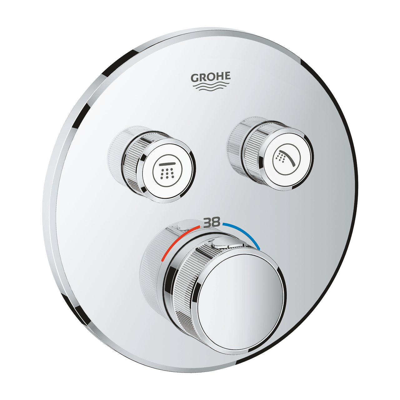 Grohe 29119000 Grohtherm SmartControl Thermostat for Concealed Installation with 2 Valves Grohe 29119000 Grohtherm SmartControl Thermostat for Concealed Installation with 2 Valves